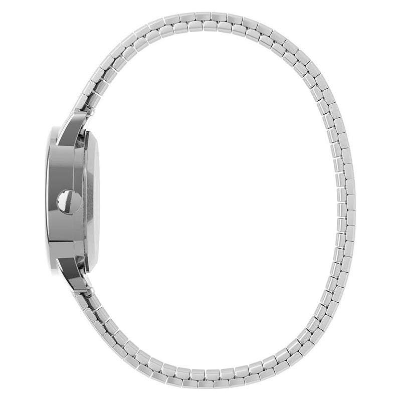 Timex Women's T2H371 Quartz Easy Reader Watch with White Dial Analogue Display and Silver Stainless Steel Bracelet Women's - Image 4